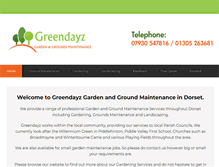 Tablet Screenshot of greendayz.co.uk